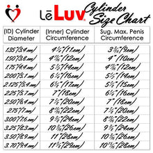Load image into Gallery viewer, LeLuv Maxi and Gauge Black Penis Pump for Men Bundle with Soft Black TPR Seal and 4 Sizes of Constriction Rings 9 inch Length x 1.75 inch Vibrating Cylinder Diameter
